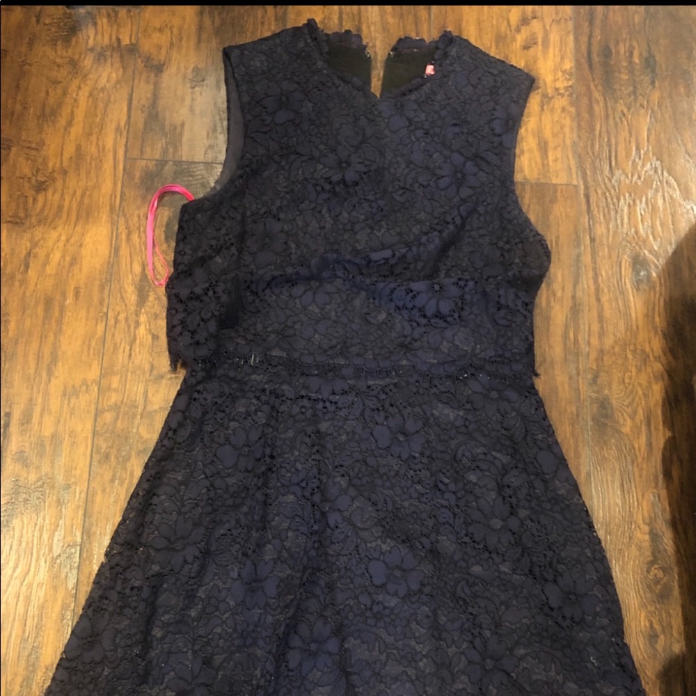 Betsey Johnson Navy Lace dress